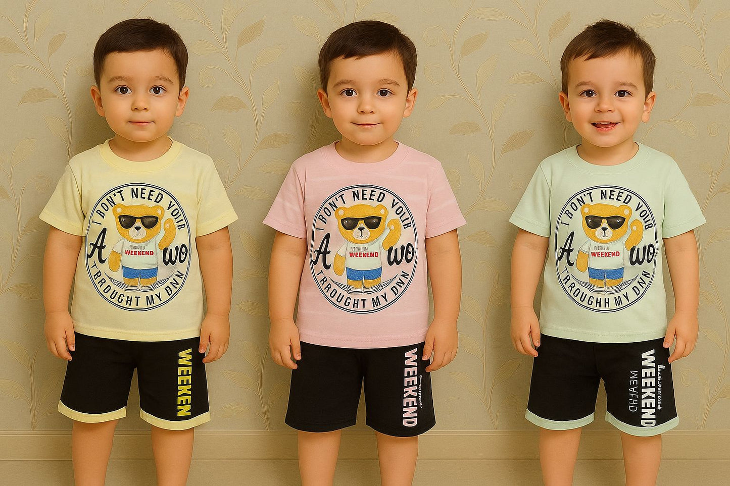 Toddler Bear T-Shirt & Shorts