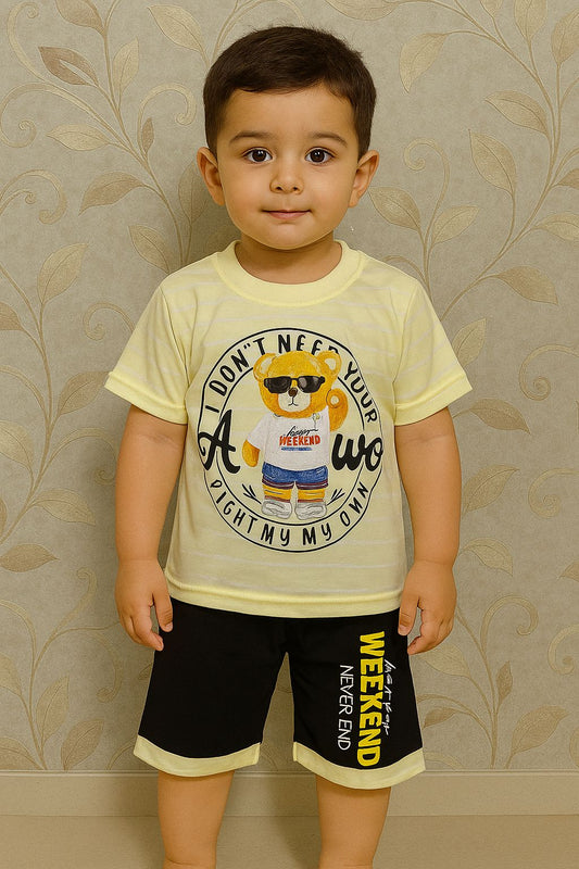 Toddler Bear T-Shirt & Shorts