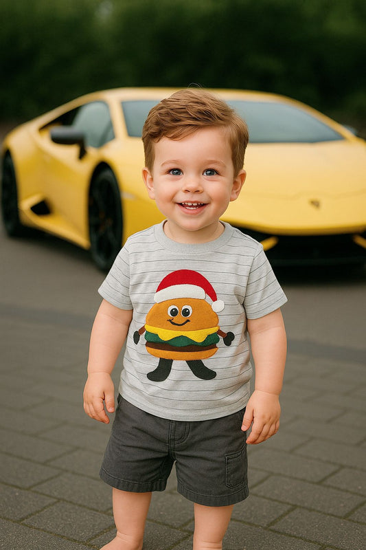 Doraemon - Delight Baby Set –  Cartoon Tee & Shorts | Luxury Baby Streetwear