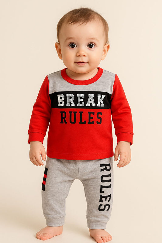 Break Rules Baby Set – Bold Style for (3–12 M)