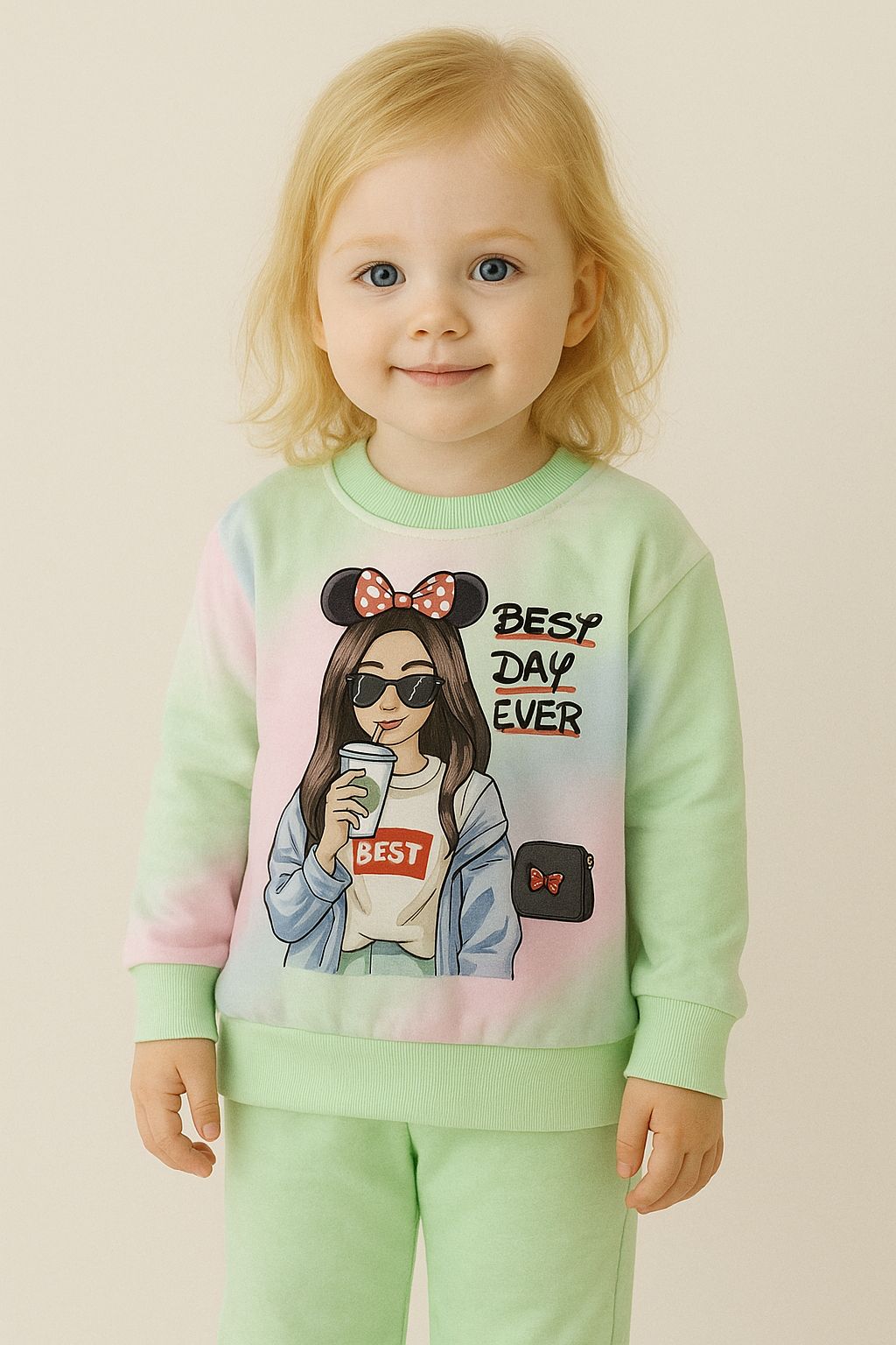 Barbie Rainbow Shades Sweatshirt Set for Girls