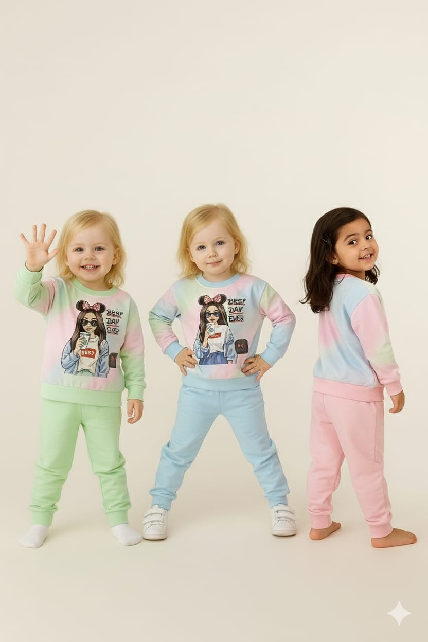 Barbie Rainbow Shades Sweatshirt Set for Girls